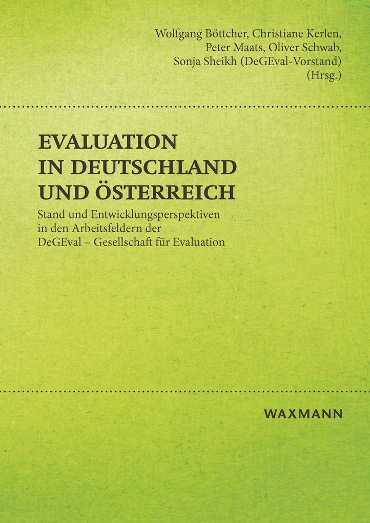 Evaluation in Deutschland und Österreich als eBook Download von
