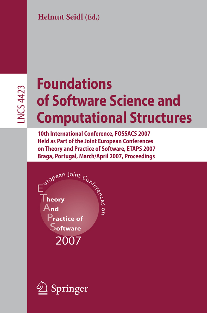 Foundations of Software Science and Computational Structures als eBook Download von