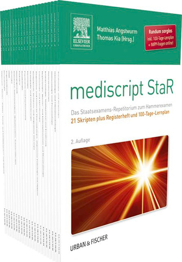 mediscript StaR Skripten-Paket Hammerexamen mit Registerheft als eBook Download von Matthias Angstwurm - Matthias Angstwurm