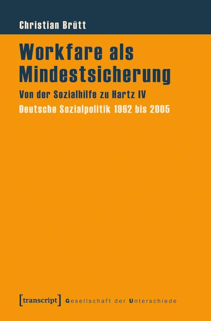 Workfare als Mindestsicherung als eBook Download von Christian Brütt - Christian Brütt