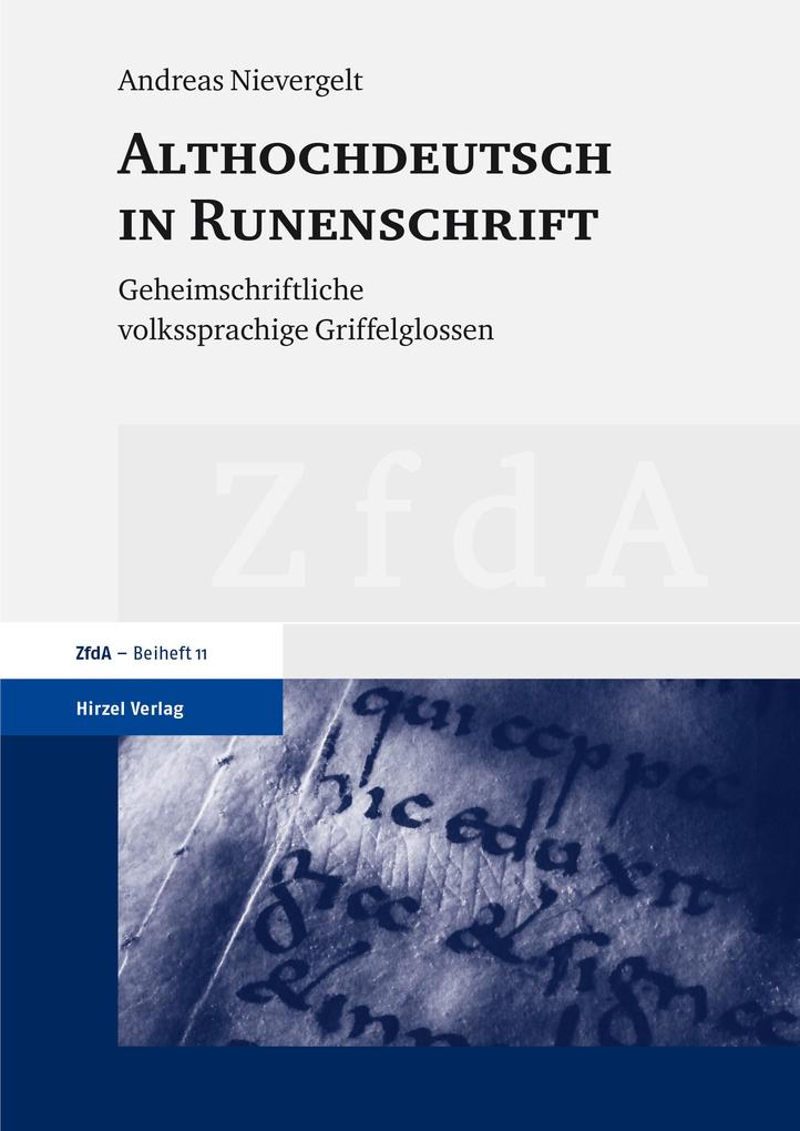 Althochdeutsch in Runenschrift als eBook Download von Andreas Nievergelt - Andreas Nievergelt