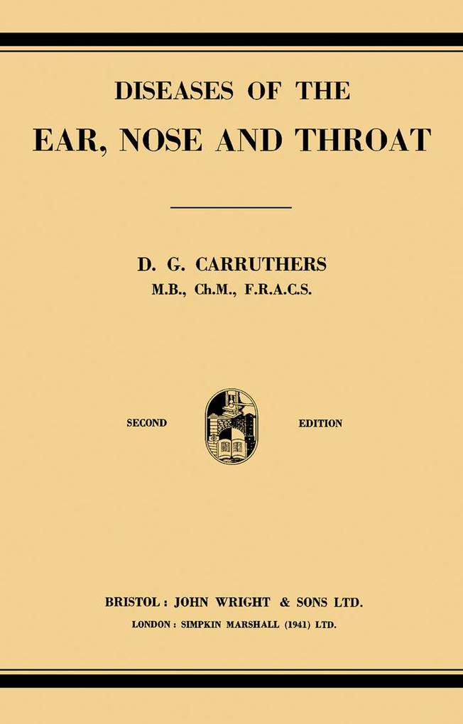 Diseases of the Ear, Nose, and Throat als eBook Download von Douglas G. Carruthers - Douglas G. Carruthers
