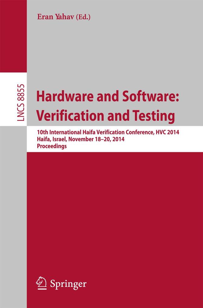 Hardware and Software: Verification and Testing als eBook Download von