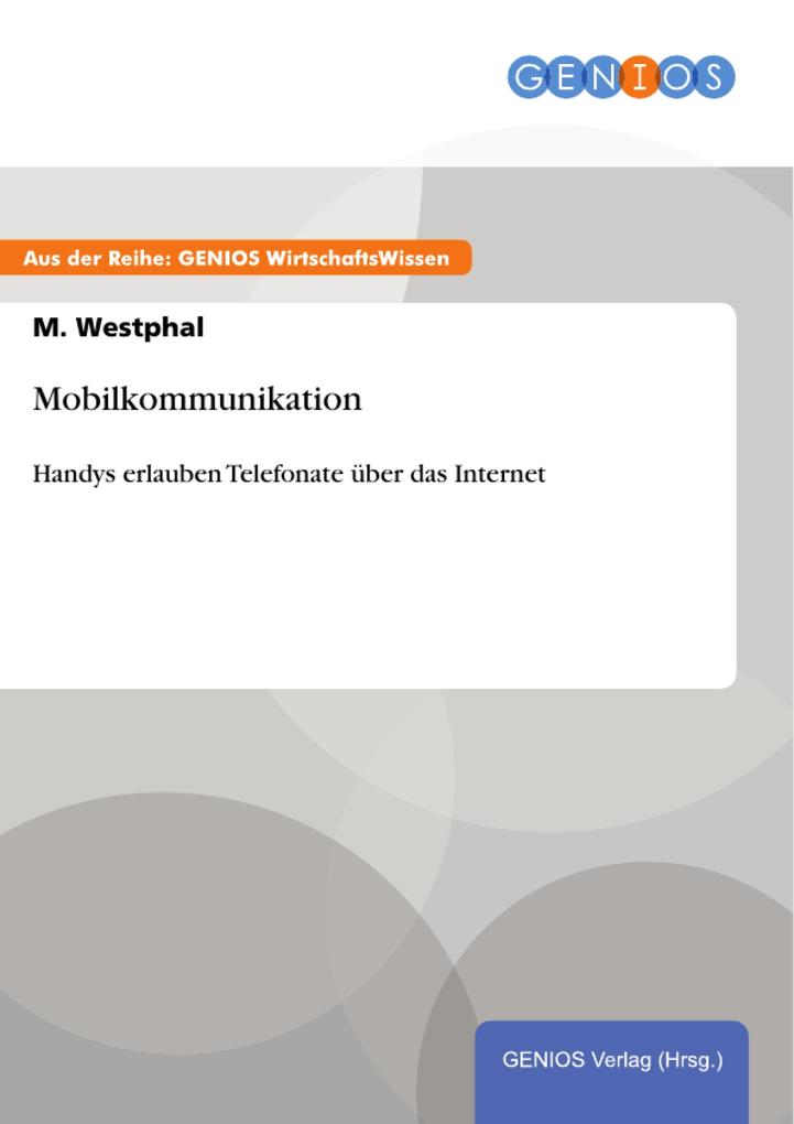 Mobilkommunikation als eBook Download von M. Westphal - M. Westphal