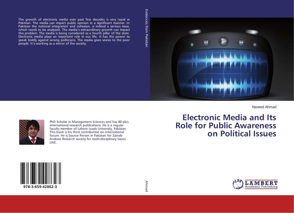 Electronic Media and Its Role for Public Awareness on Political Issues als Buch von Naveed Ahmad