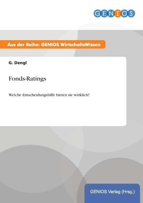 Fonds-Ratings als Buch von G. Dengl - G. Dengl
