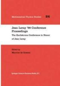 Jean Leray ´99 Conference Proceedings als eBook Download von