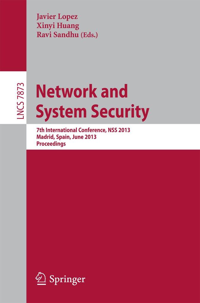 Network and System Security als eBook Download von