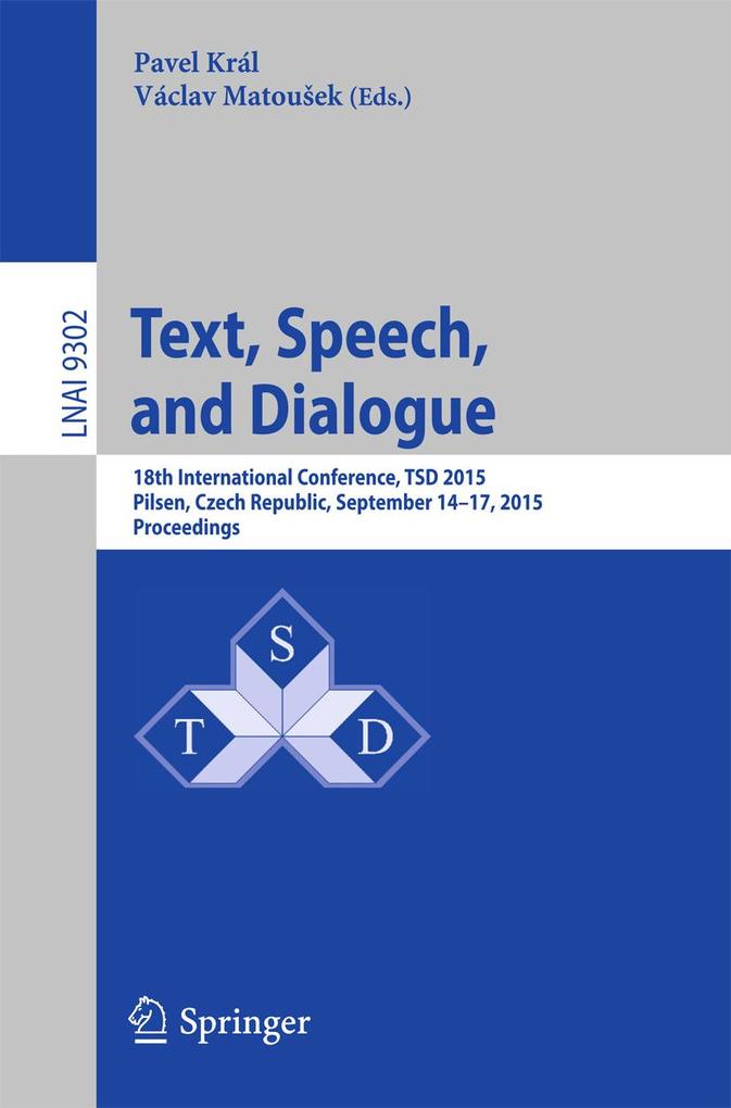 Text, Speech, and Dialogue als eBook Download von