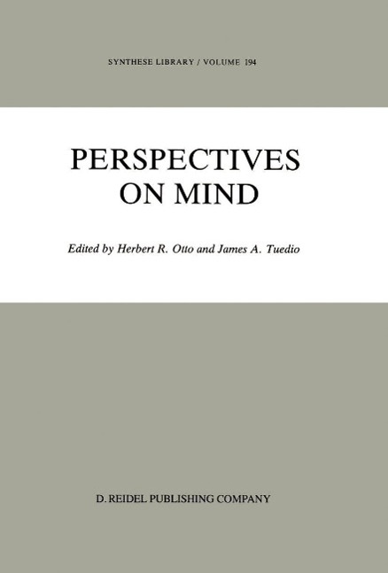 Perspectives on Mind als eBook Download von