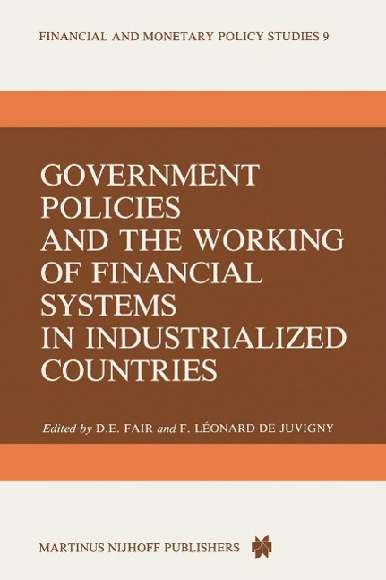 Government Policies and the Working of Financial Systems in Industrialized Countries als eBook Download von