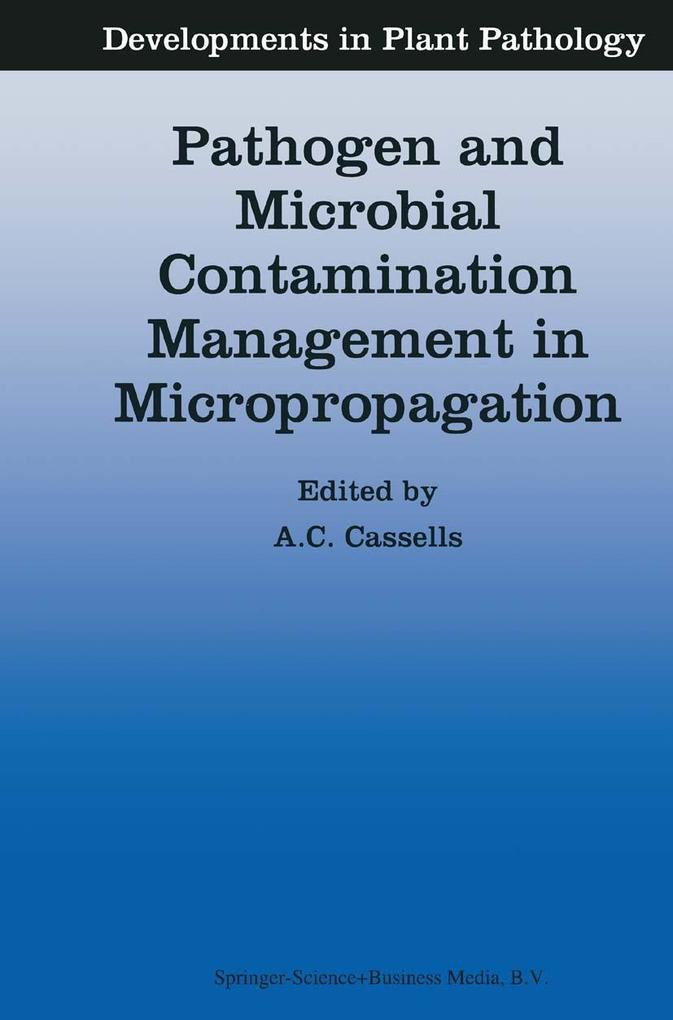 Pathogen and Microbial Contamination Management in Micropropagation als eBook Download von