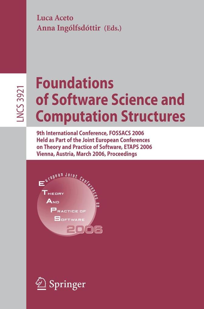Foundations of Software Science and Computational Structures als eBook Download von