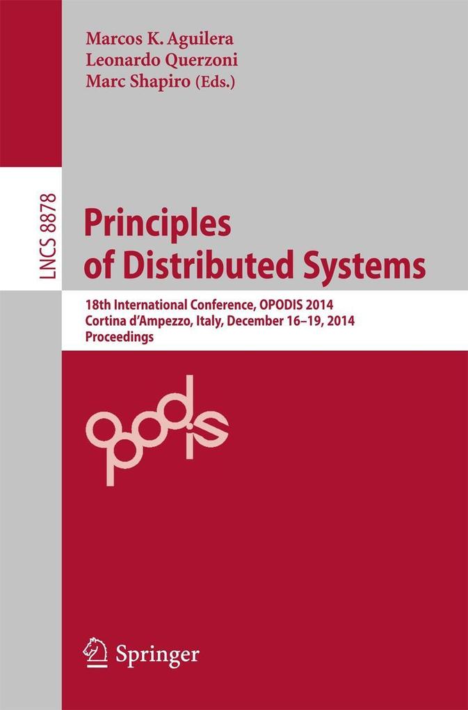 Principles of Distributed Systems als eBook Download von