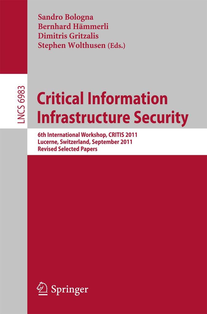 Critical Information Infrastructure Security als eBook Download von