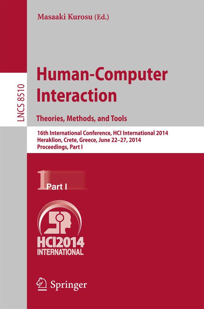 Human-Computer InteractionTheories, Methods, and Tools als eBook Download von