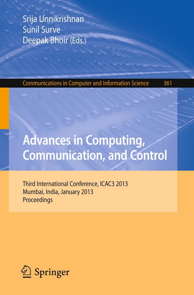 Advances in Computing, Communication, and Control als eBook Download von