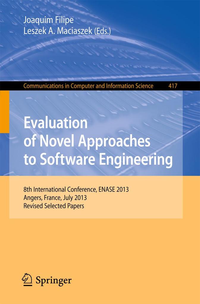 Evaluation of Novel Approaches to Software Engineering als eBook Download von