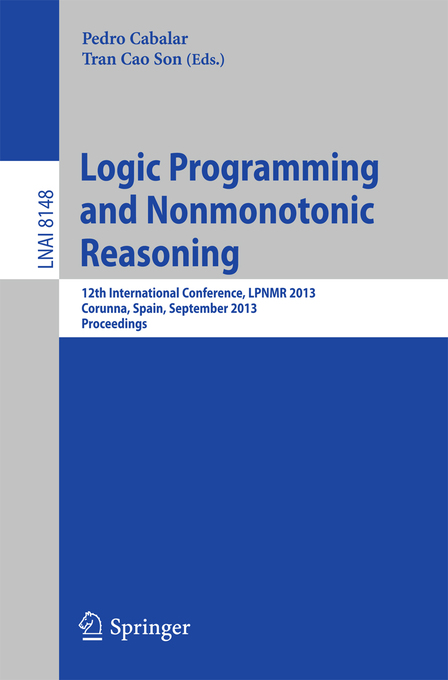 Logic Programming and Nonmonotonic Reasoning als eBook Download von