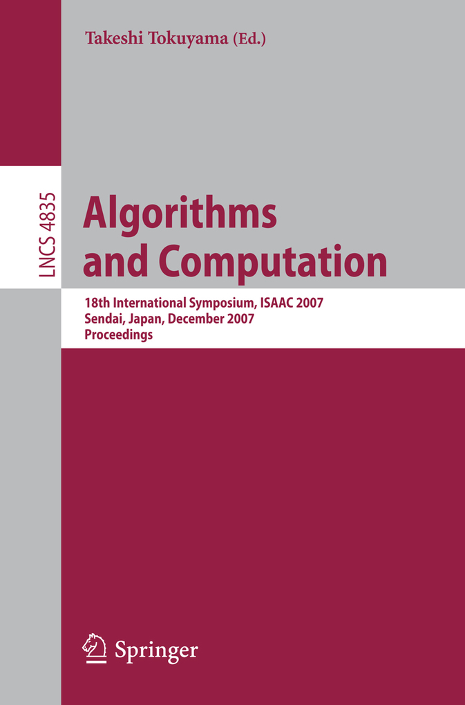 Algorithms and Computation als eBook Download von