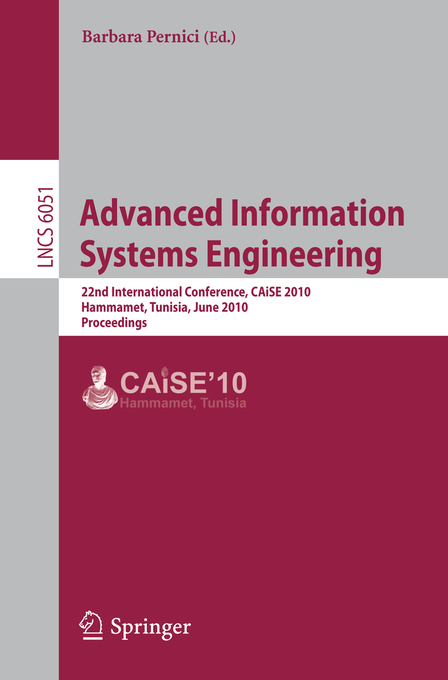 Advanced Information Systems Engineering als eBook Download von