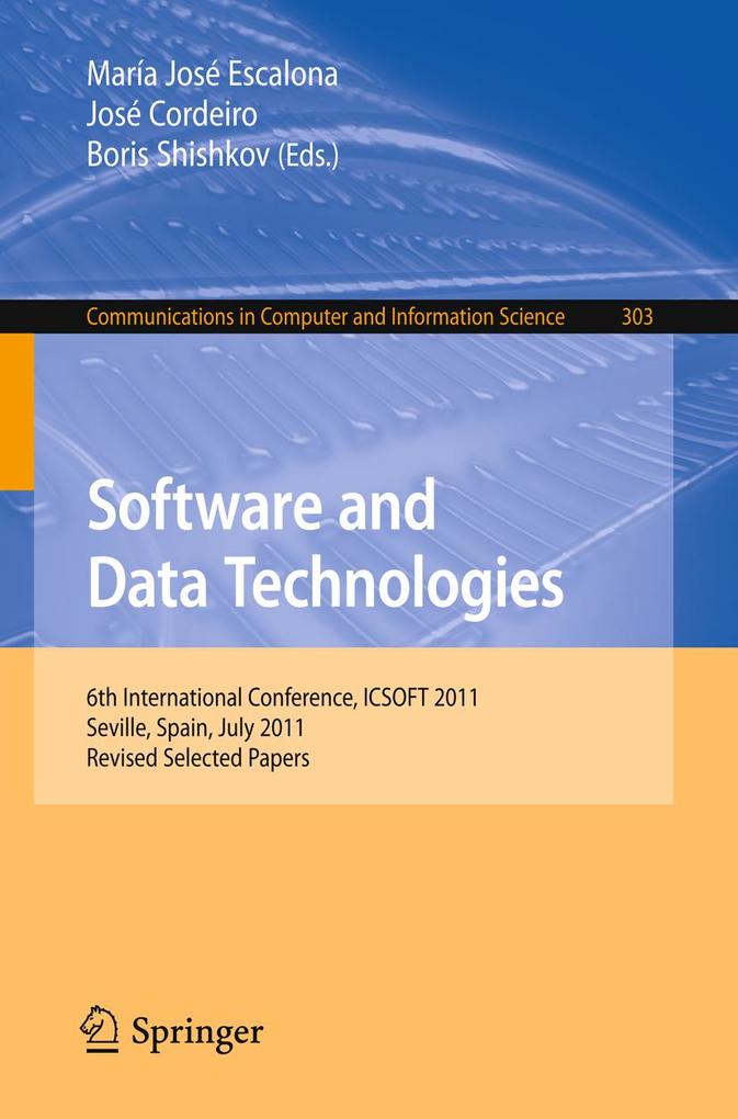 Software and Data Technologies als eBook Download von