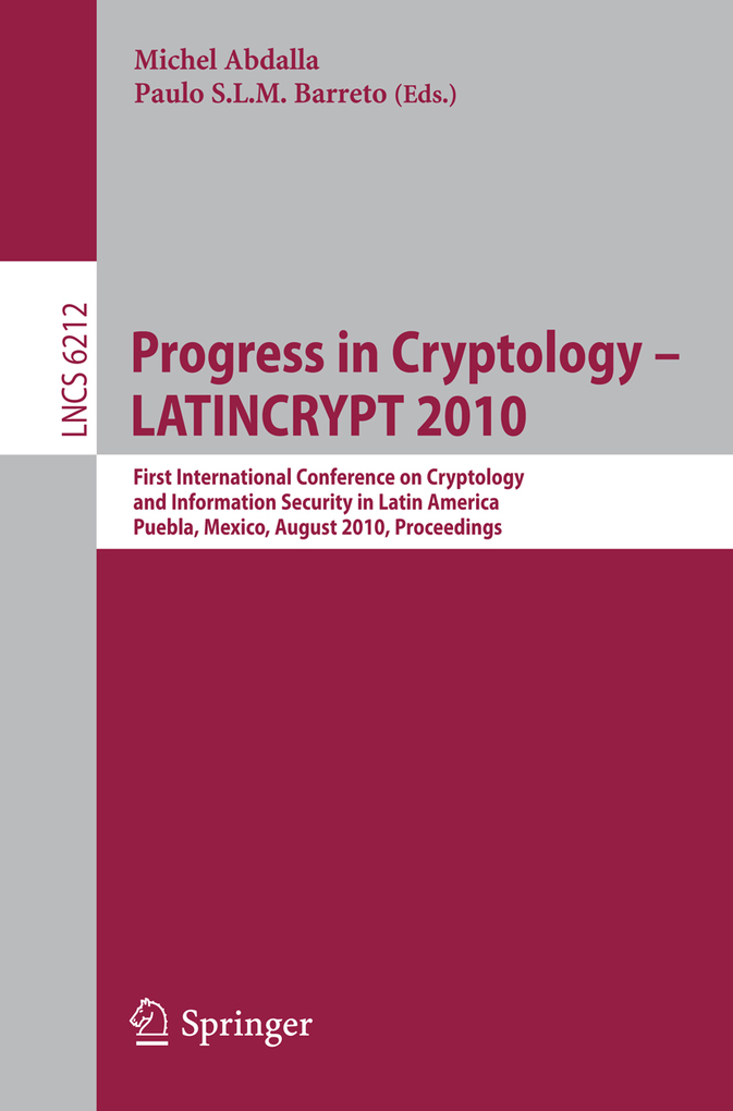 Progress in Cryptology - LATINCRYPT 2010 als eBook Download von