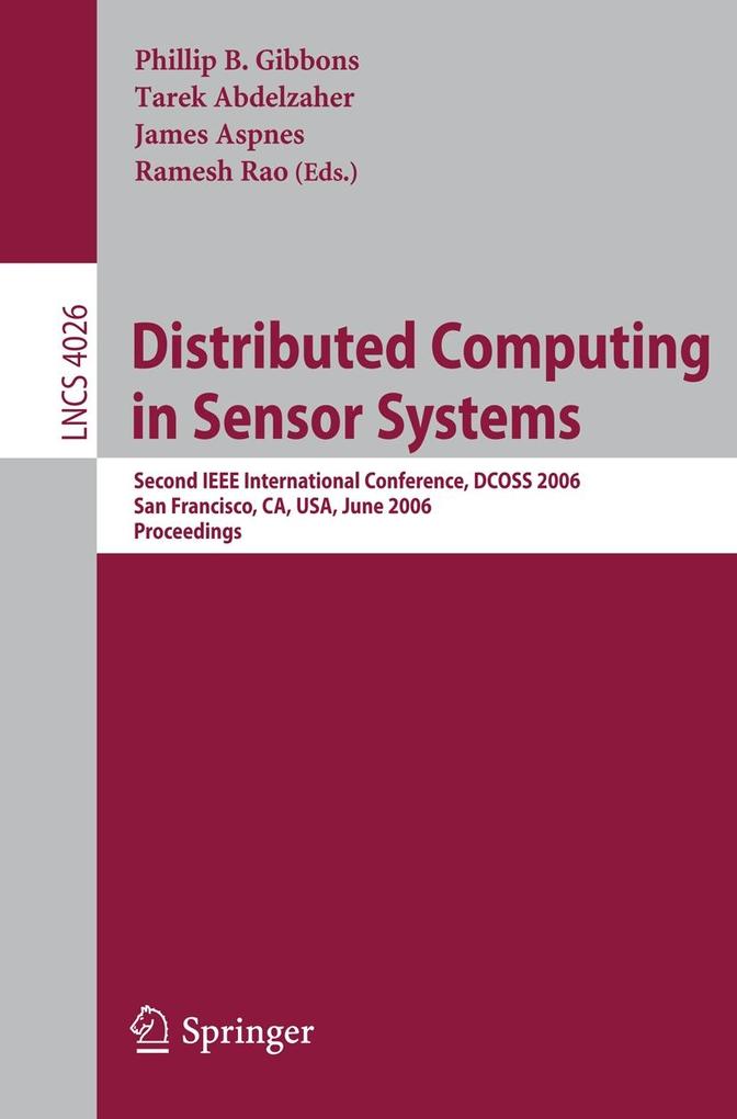 Distributed Computing in Sensor Systems als eBook Download von