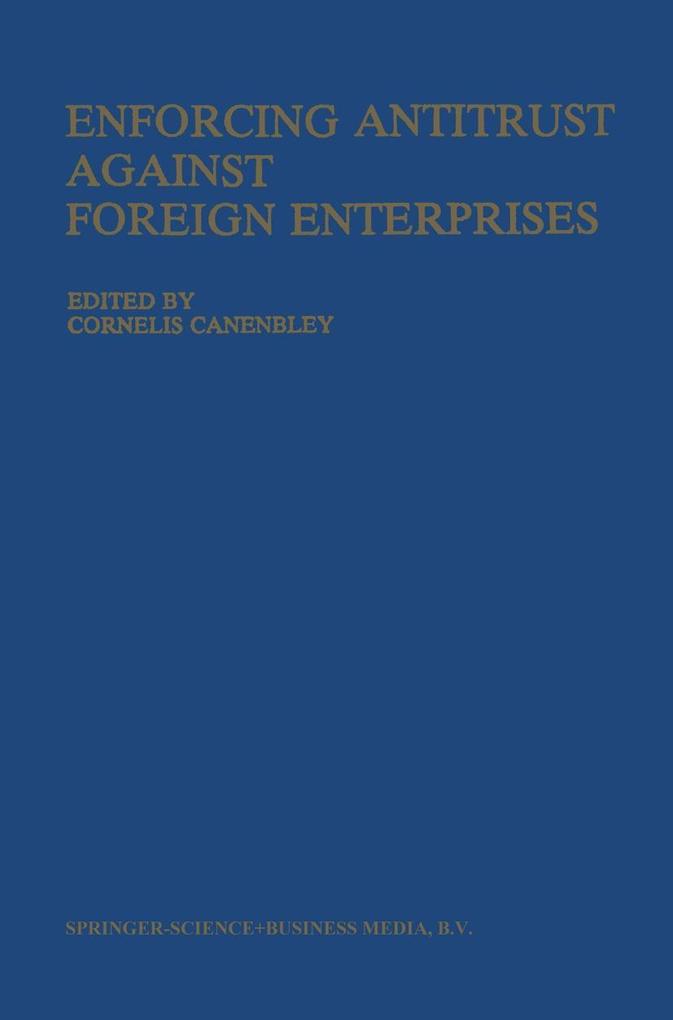 Enforcing Antitrust Against Foreign Enterprises als eBook Download von
