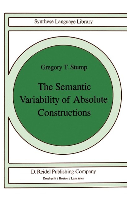 Semantic Variability of Absolute Constructions als eBook Download von Gregory Stump - Gregory Stump