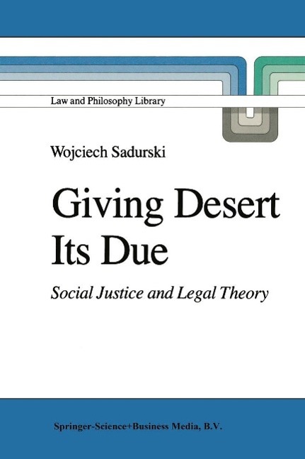 Giving Desert Its Due als eBook Download von Wojciech Sadurski