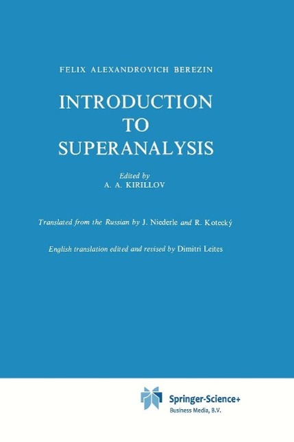 Introduction to Superanalysis als eBook Download von F.A. Berezin - F.A. Berezin
