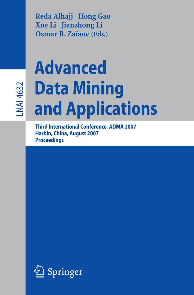 Advanced Data Mining and Applications als eBook Download von