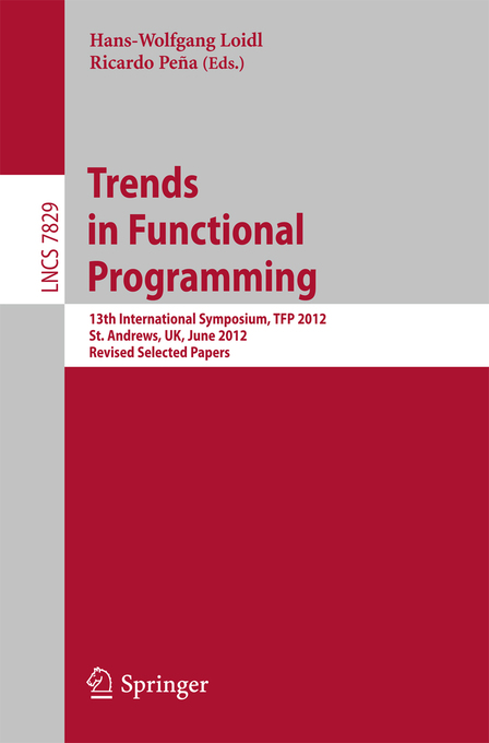 Trends in Functional Programming als eBook Download von