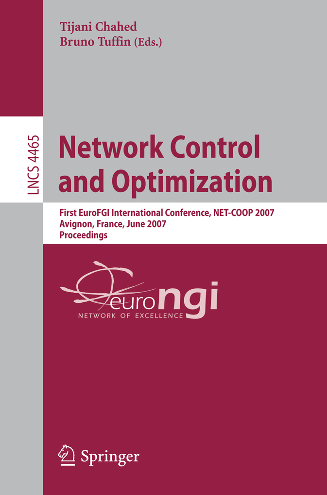 Network Control and Optimization als eBook Download von