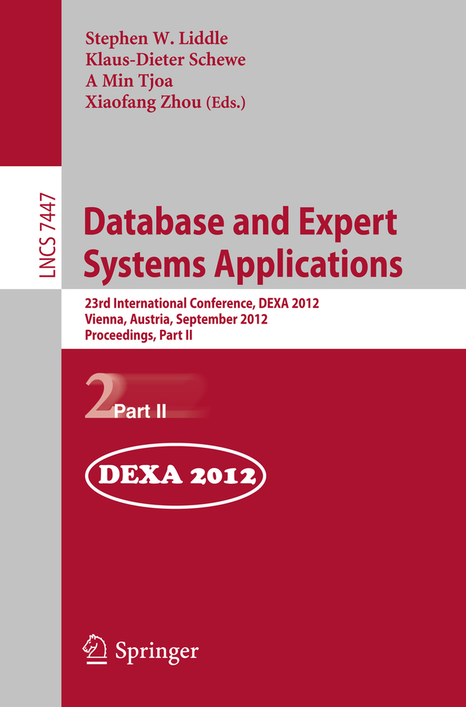Database and Expert Systems Applications als eBook Download von