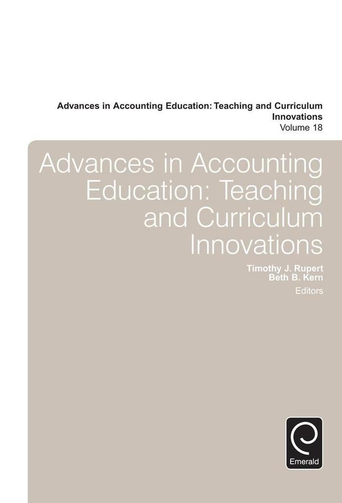 Advances in Accounting Education als eBook Download von