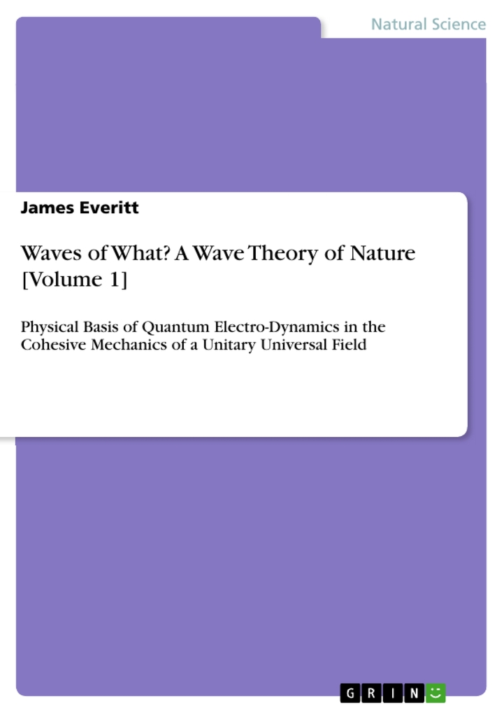 Waves of What? A Wave Theory of Nature [Volume 1] als eBook Download von James Everitt - James Everitt