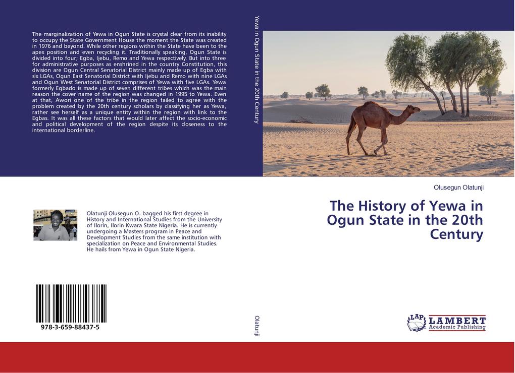 The History of Yewa in Ogun State in the 20th Century als Buch von Olusegun Olatunji - Olusegun Olatunji