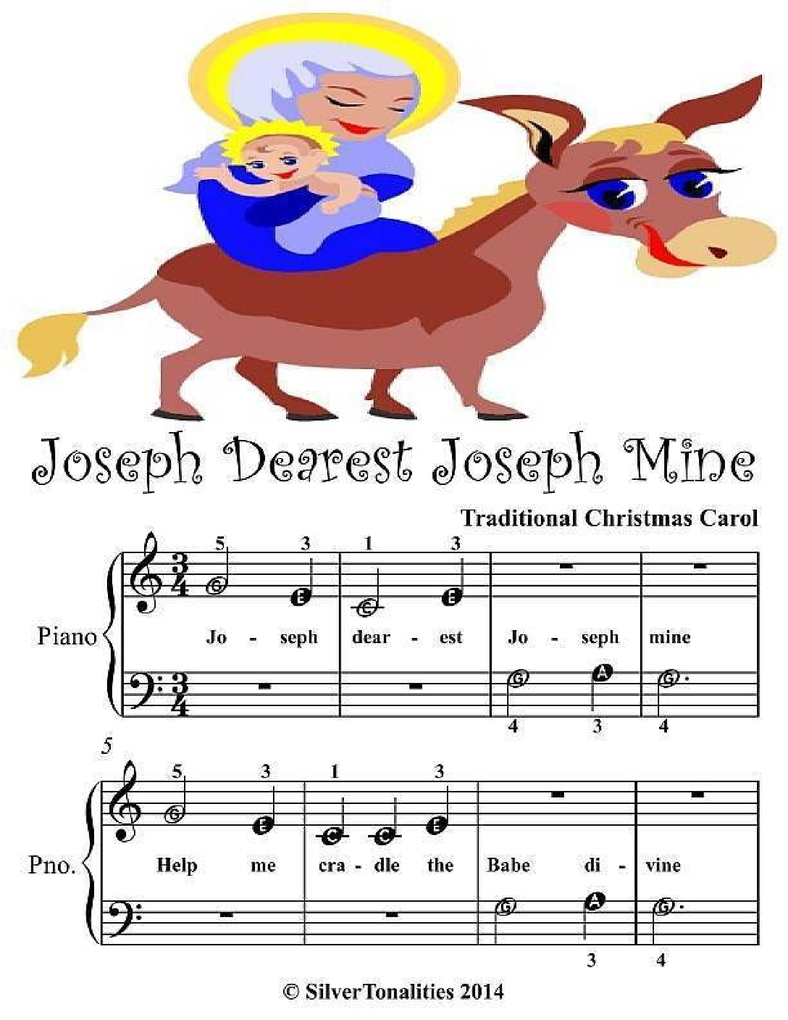 Joseph Dearest Joseph Mine - Beginner Tots Piano Sheet Music als eBook Download von Silver Tonalities - Silver Tonalities