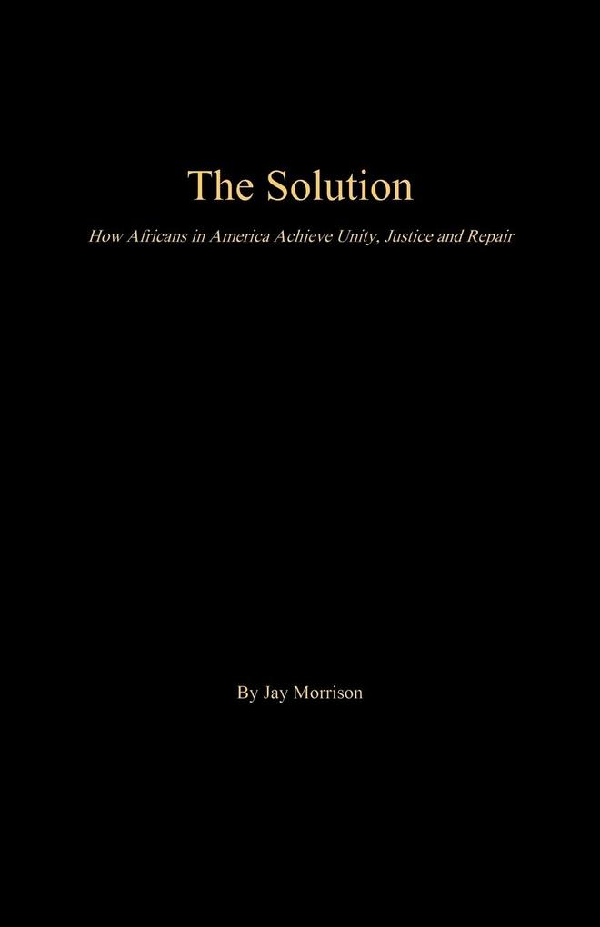The Solution als Taschenbuch von Jay Morrison - 1943686572