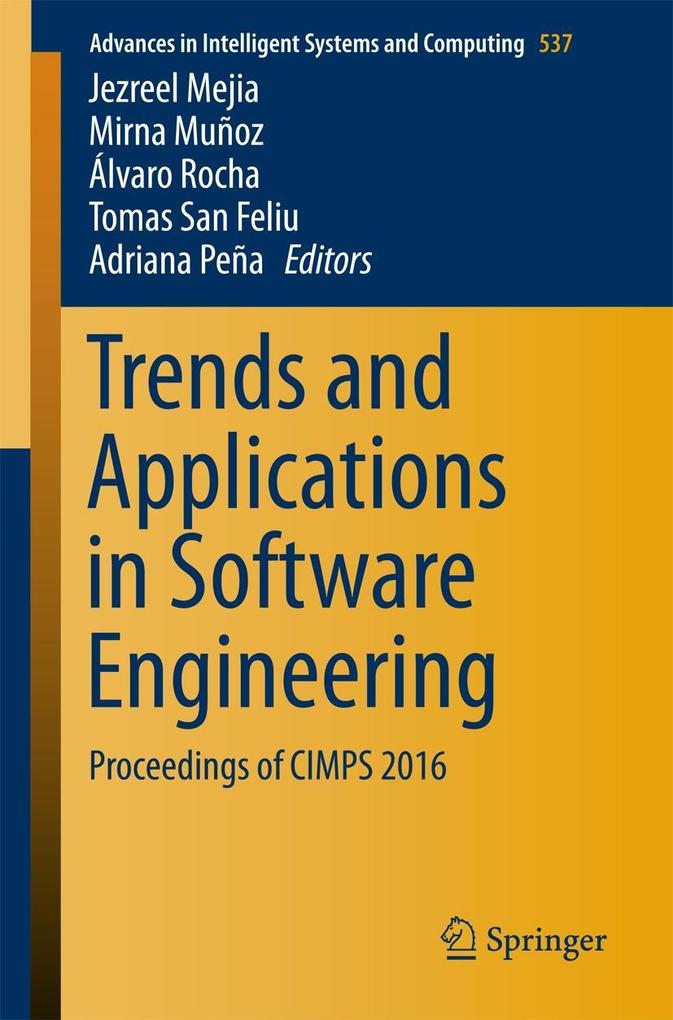 Trends and Applications in Software Engineering als eBook Download von