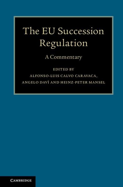 The EU Succession Regulation als eBook Download von