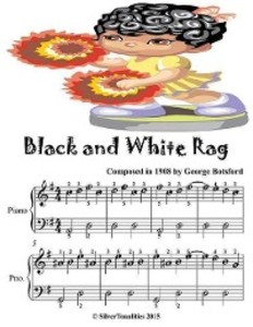 Black and White Rag - Easiest Piano Sheet Music Junior Edition als eBook Download von Silver Tonalities - Silver Tonalities