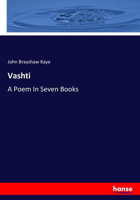 Vashti als Buch von John Brayshaw Kaye