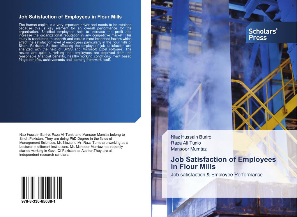 Job Satisfaction of Employees in Flour Mills als Buch von Niaz Hussain Buriro, Raza Ali Tunio, Mansoor Mumtaz