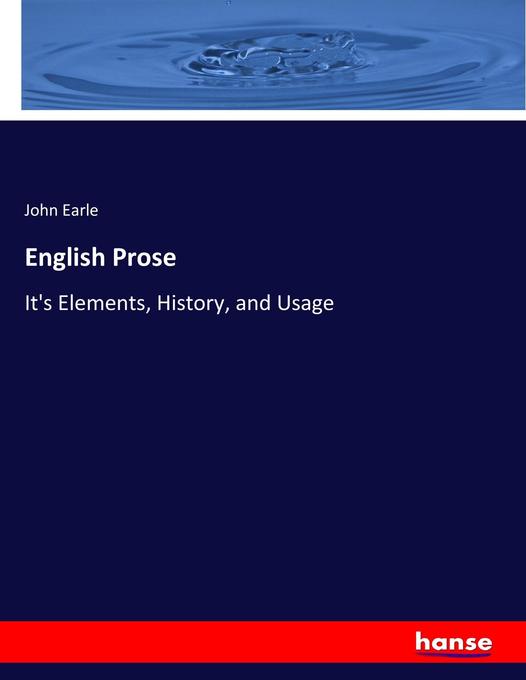 English Prose als Buch von John Earle
