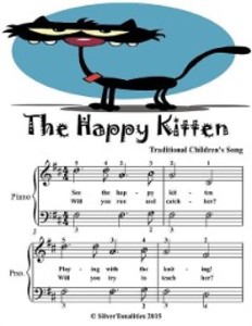 Happy Kitten - Easiest Piano Sheet Music Junior Edition als eBook Download von Silver Tonalities - Silver Tonalities