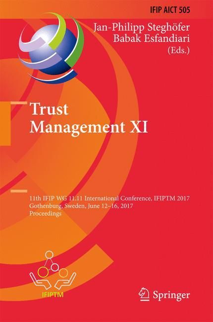 Trust Management XI als Buch von