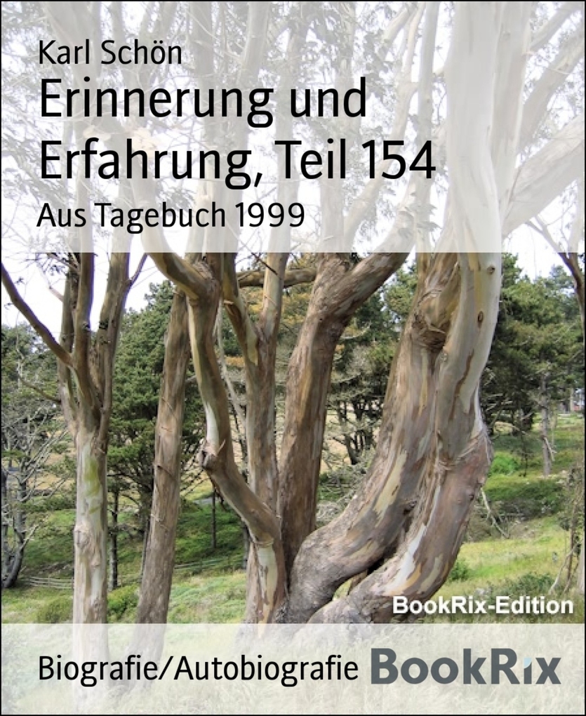Erinnerung und Erfahrung, Teil 154 als eBook Download von Karl Schön - Karl Schön